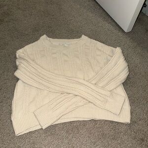 Aeropostale Women's Cream Sweater